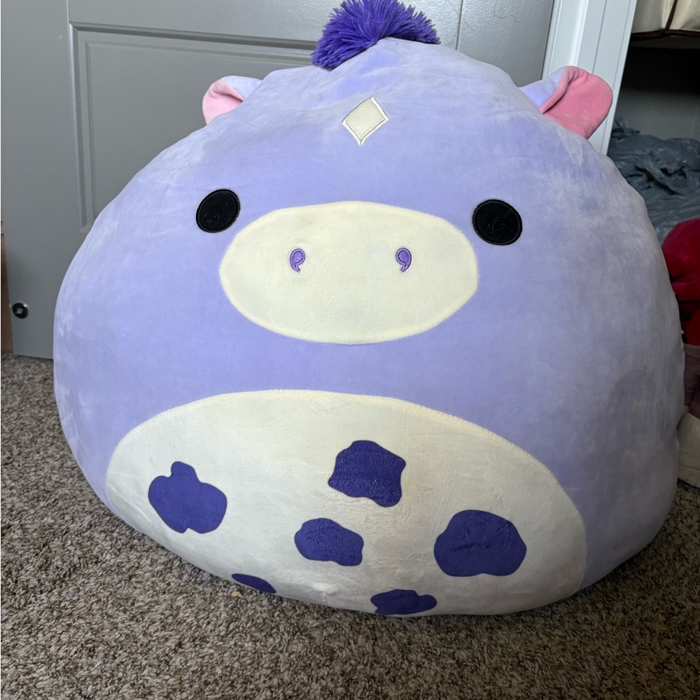 Giant Purple Horse Squishmallow